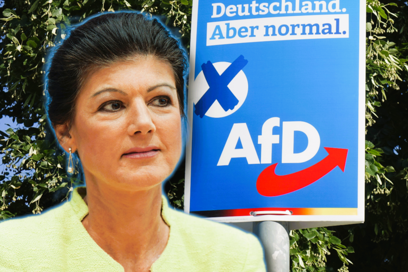 Absolute Mehrheit! AFD und Wagenknecht-Partei nicht zu stoppen - zusammen können sie regieren!